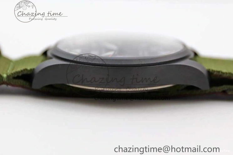 MIROTIME 0119 Packable Mark XVIII ‘TOPGUN SFTI’ Ceramic M+F Best Edition Black Dial on Green Nylon Strap 7048